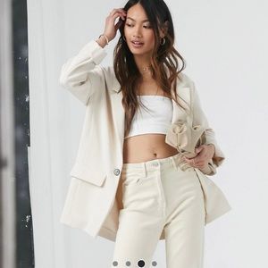 ASOS Design Cream Blazer